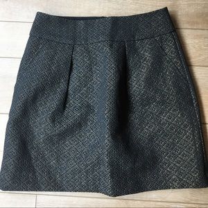 Gold shimmer LOFT skirt